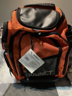 Bownet Backpack And Marucci Batting Gloves