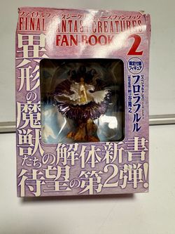 Final Fantasy Creatures Fan Book Vol. 2 Floral Fallal Figure FFX-2 Japan 2005