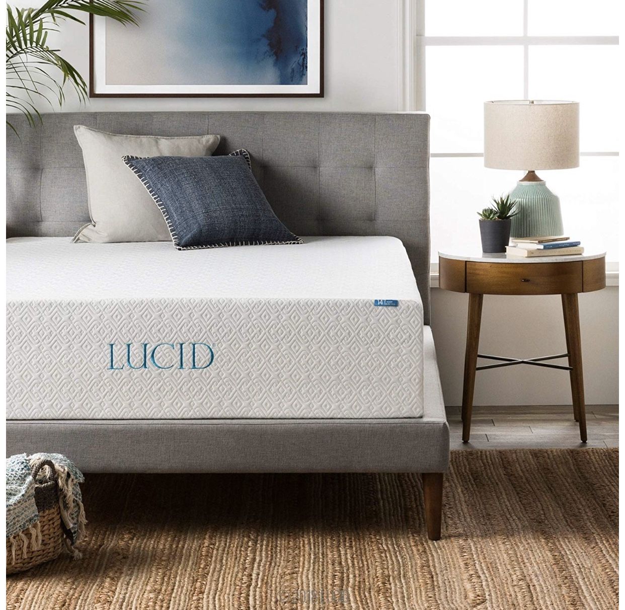 NEW! King Size 14” Lucid Gel Memory Foam Mattress NEW IN BOX 😊 $300