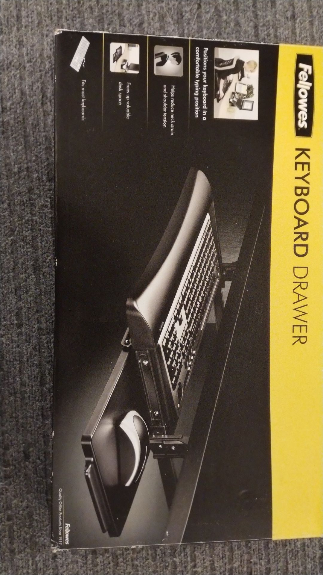 Fellowes Keyboard Drawer/Tray Brand New