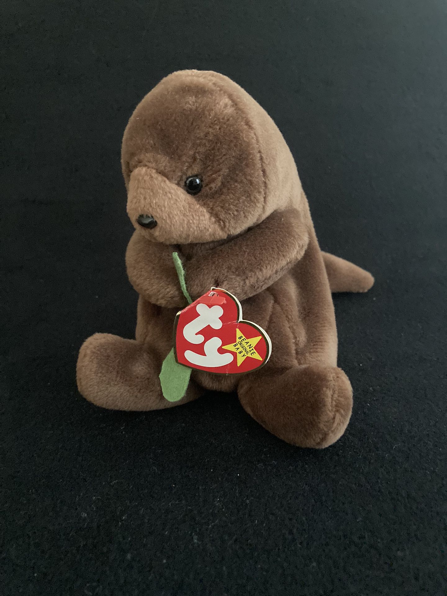 Ty Beanie Baby Baby 1996 Seaweed The Otter Collectable With Tags