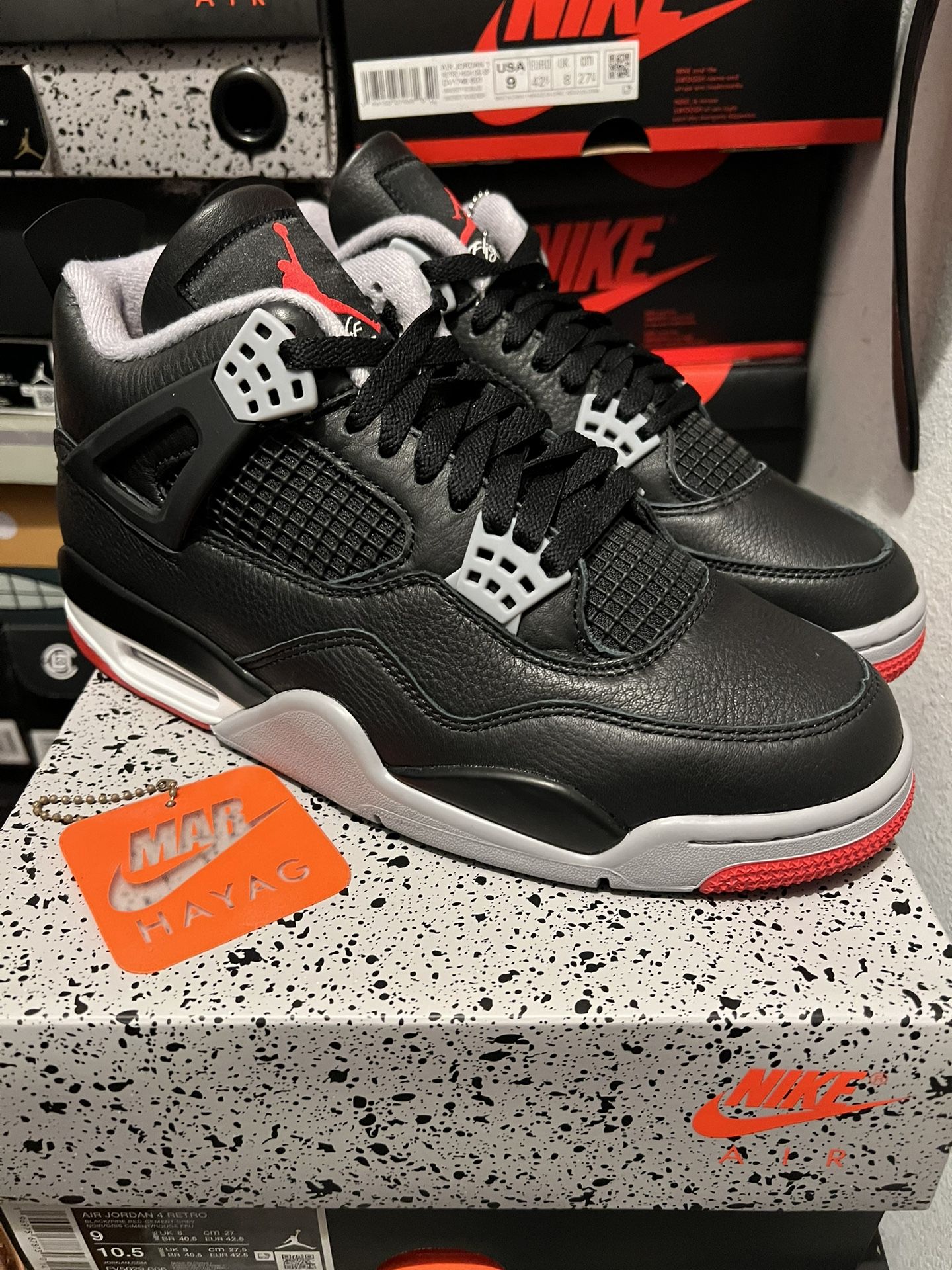 DS Nike Air Jordan IV 4 BRED Reimagined 2024 Size 9 $220 Brand New 100% Authentic from Nike SNKRS Long Beach, CA Tags** Travis Scott Nike Dunk Sb Jor