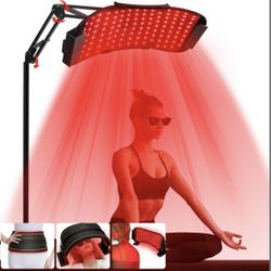 Multifunctional Infrared Red Light Therapy For Body And Face, Near Infrared 850 Red Light Therapy, Cordless, Waist, Legs And Other Parts, Three Levels