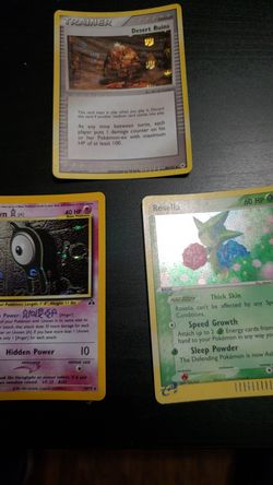 Pokemon holographic cards