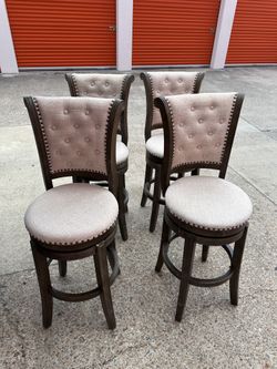 Brand New Bar Stool Ebony Oak Wood Never Used