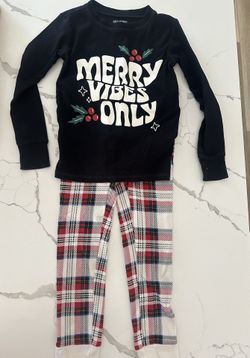 Kids Christmas Pajamas Size 6