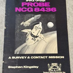 Space Opera Vintage RPG Module "Probe NCG 8436" (Fantasy Games Unlimited, 1981)