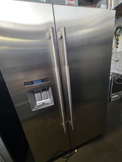 48" JENN AIR BUILT IN STAINLESS STEEL REFRIGERATOR