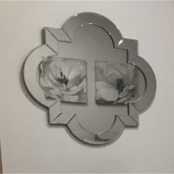 NEW BEAUTY GLASS MIRROR 30” x 30”