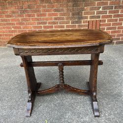 Feudal Oak Jamestown Lounge Side Table With Drawer