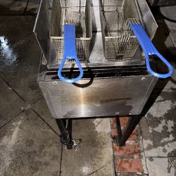 Freidora de dos canastas