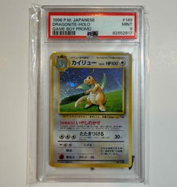 Pokemon PSA 9 1998 Japanese Dragonite Holo Game Boy Promo #149