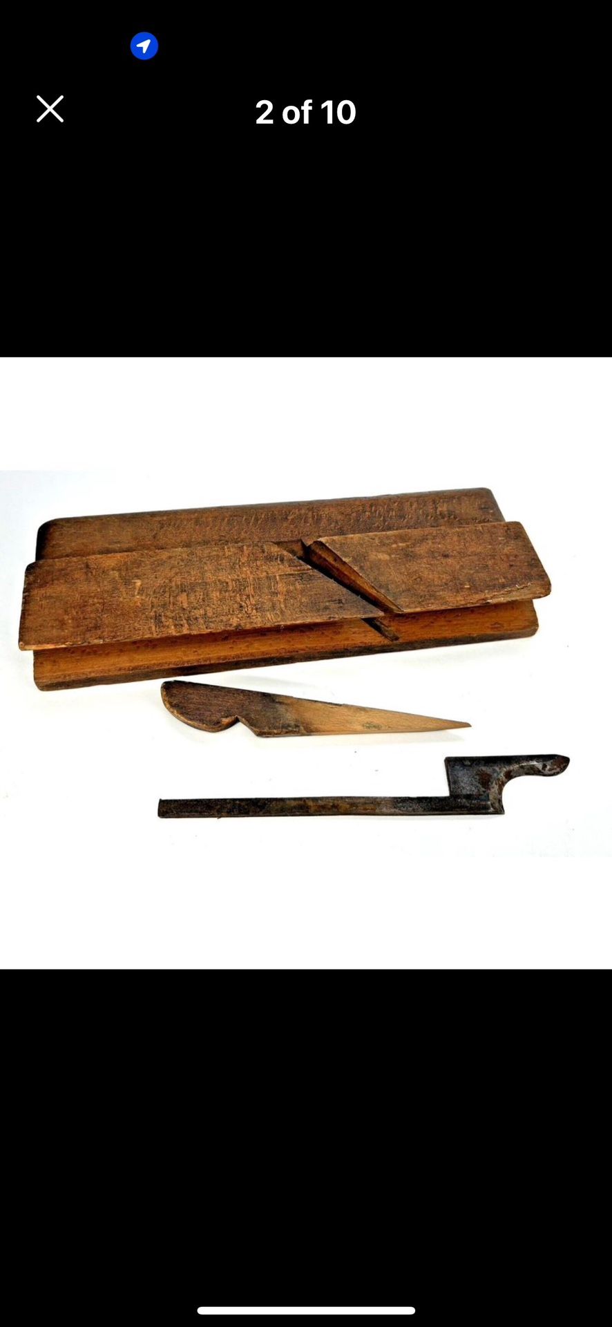 Vintage Wood Molding Plane Sandusky Tool Co. D C HALL