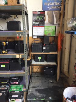 Used Car Batteries Mixed Lot