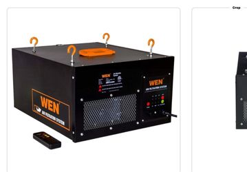 WEN 3-Speed Remote-Controlled Air Filtration System (300/350/400 CFM) Store SKU# 1000-531-867