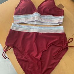 New Burgundy XL Bikini