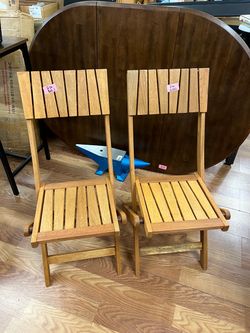 Set of 2 Patio Folding Chairs