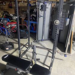 Weight Rack,Bench,Barbell&weight Tree