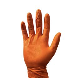 8 Mil Diamond Textured Nitrile Gloves