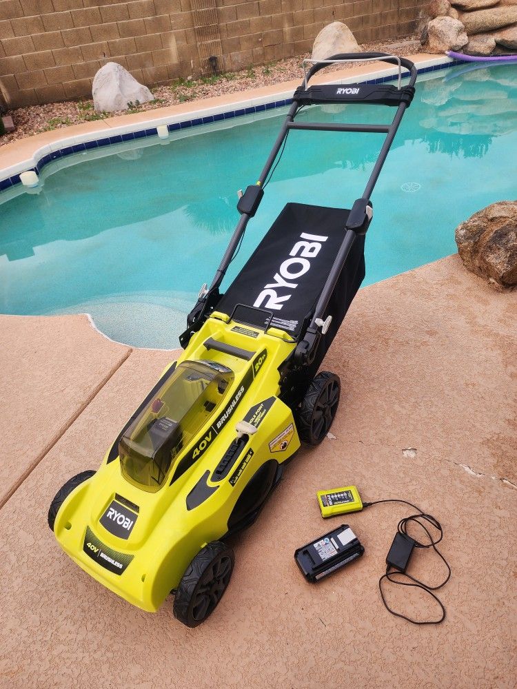 Ryobi 20 in. 40V Brushless Lawn Mower