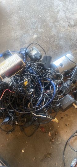 old charger cords for many different things