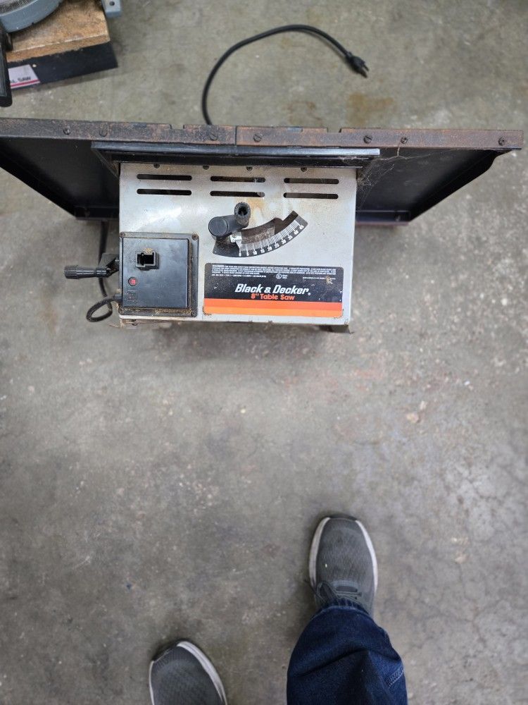 Black And Decker Table Saw