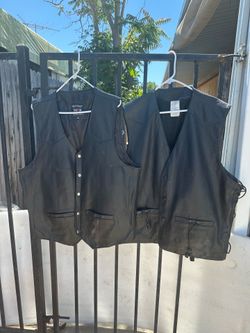 Leather Vests and Jackets