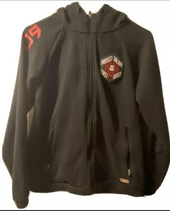 DISNEY Star Wars Galaxy's Edge Hoodie Sweatshirt First Order 709 Small EUC
