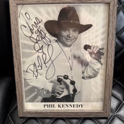 Autographed Country Singer Picture