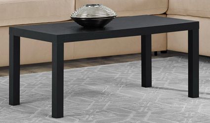 Black Rectangular Coffee Table