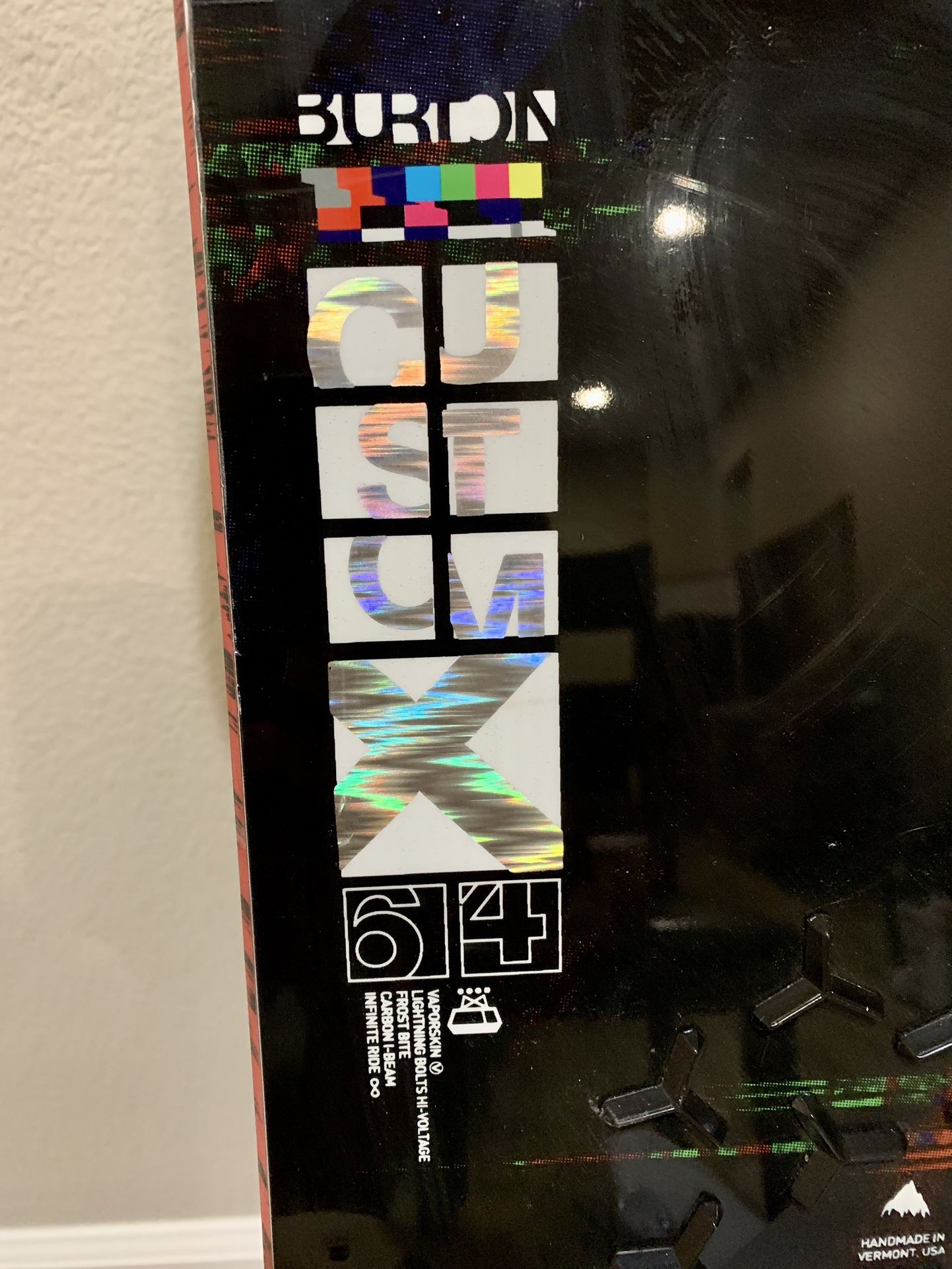 Men’s BURTON CUSTOM X SNOWBOARD With Bindings