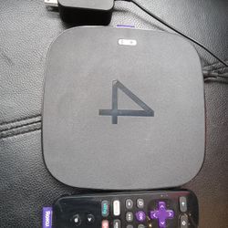 Roku 4, Remote, Ac Adapter All Original Included 