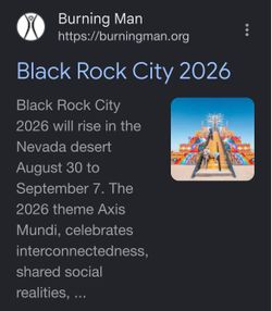 Burning man 2026 ticket