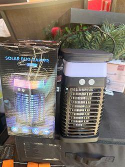 Solar bug zapper