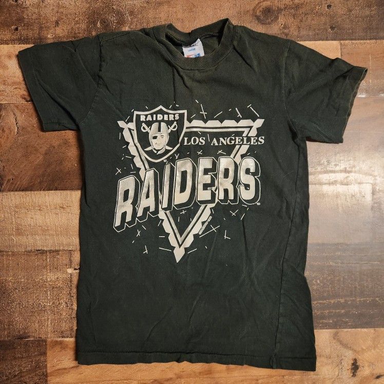 Vintage 1992 Los Angeles Raiders Youth Tee Shirt Black Size Large for Sale  in Fresno, CA - OfferUp
