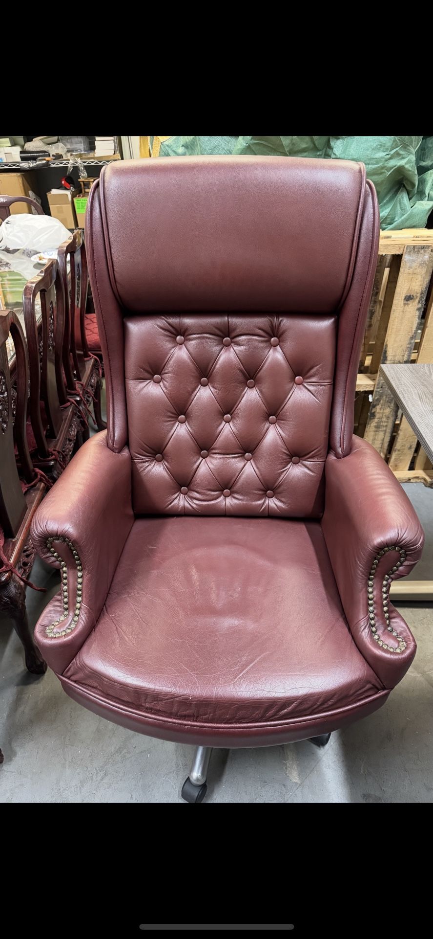 Deluxe High Back Traditional Executive Chair