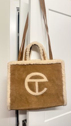 Telfar suede bag authentic
