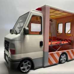 Our Generation Ambulance With Accessories. Electronics Work (Fits American Girl)