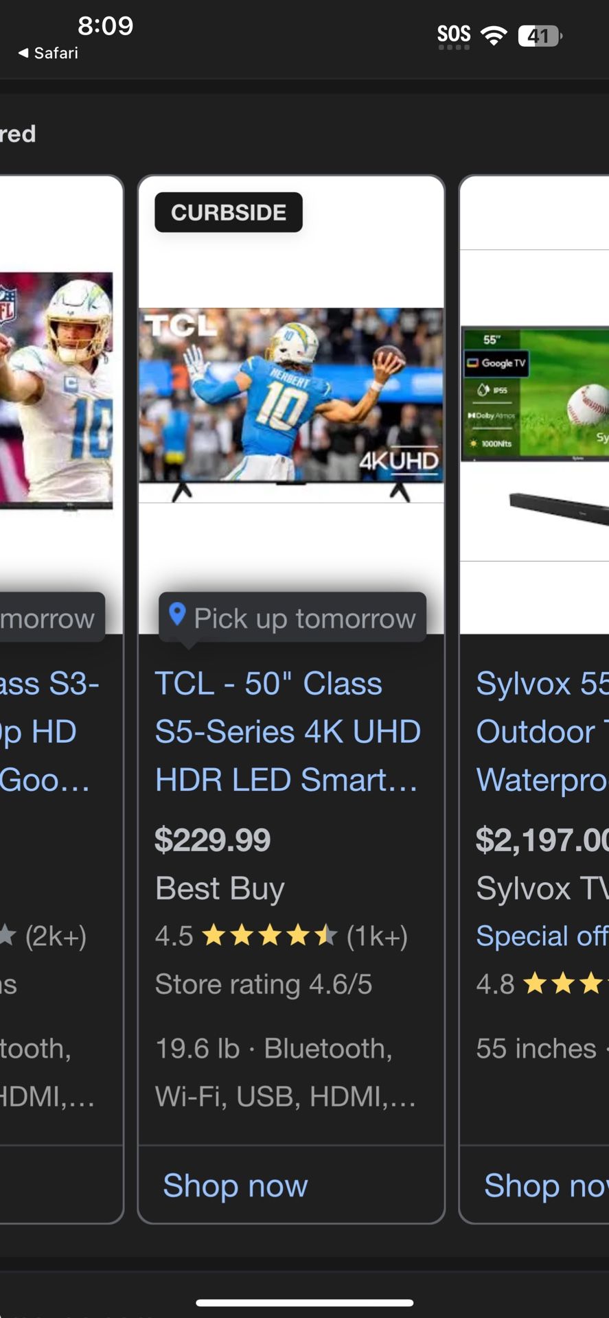 TLC Smart Tv 50”