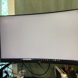 Curved 32 inch Dell Monitor