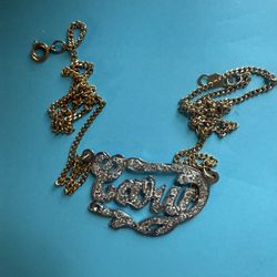 Necklace Diamonds And Gold 