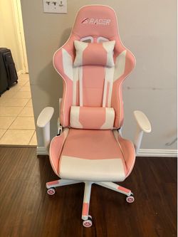 MUST GO NOW! MOVING! Pink gaming chair