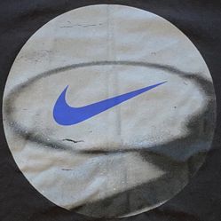 Black Nike Jordan basketball logo cropped T-shirt 