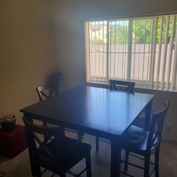 Tall Table & Chairs O.B.O