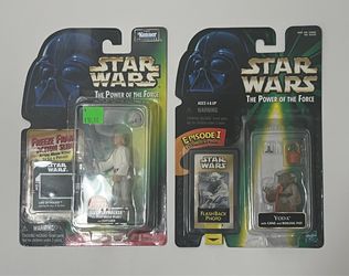 StarWars figures Luke Yoda