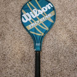 Wilson Tennis Racket."CHECK OUT MY PAGE "