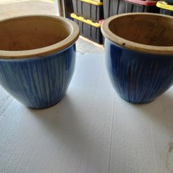 Two Plant Pots.