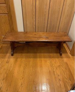 Solid Wood Farmhouse Style Bench