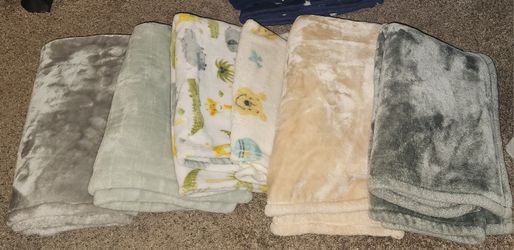 6 Baby Blankets 