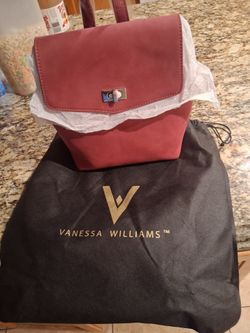 vanessa williams posh twist mini backpack merlot